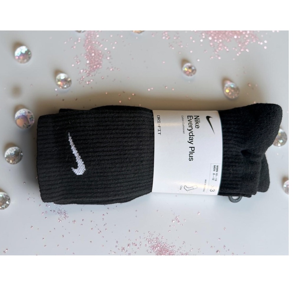Nike - Everyday Plus Cushioned Crew Socks -  3 Pair - (Men 8-12 / Women 10-13)